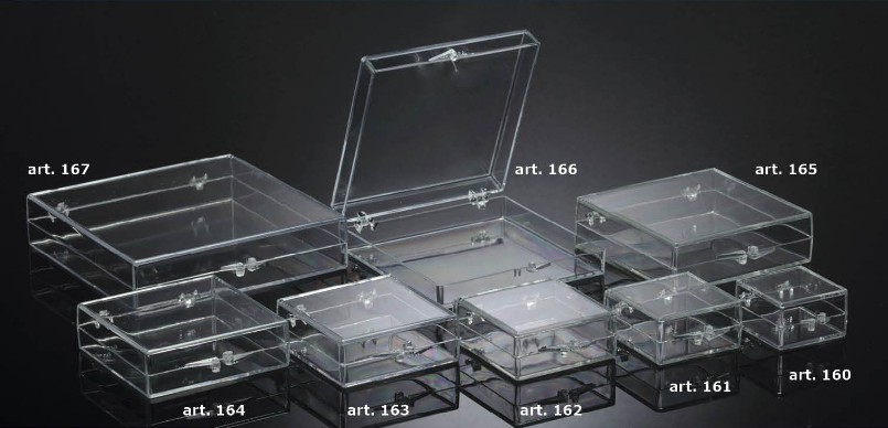 autoadesive adatte per scatole trasparenti fai da te Confezione da 3 cerniere per pianoforte in acrilico trasparente 45 mm espositore ecc.
